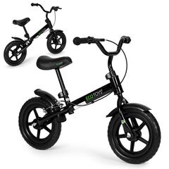 Bērnu kross velosipēds ar bremzēm, ECOTOYS, 52 cm. x 89 cm. x 58 cm, melns cena un informācija | Balansa velosipēdi | 220.lv