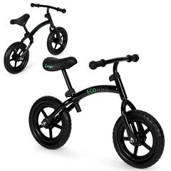 Bērnu kros velosipēds, ECOTOYS, 49 cm. x 93 cm. x 55 cm, melns cena un informācija | Balansa velosipēdi | 220.lv