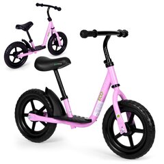 Bērnu kros velosipēds, ECOTOYS, 42 cm. x 86 cm. x 63 cm, rozā krāsā cena un informācija | Balansa velosipēdi | 220.lv