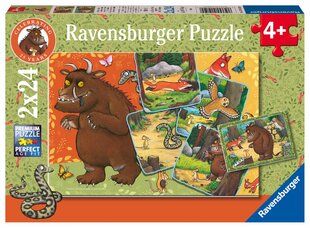 ravensburger puzle 2x24gb meža iemītniekiem cena un informācija | Puzles, 3D puzles | 220.lv