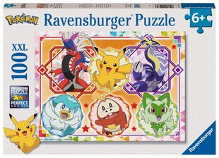 ravensburger puzle 100 gab pokemoni cena un informācija | Puzles, 3D puzles | 220.lv