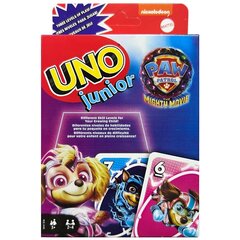 Kārtis UNO Junior Paw Patrol cena un informācija | Galda spēles | 220.lv