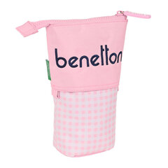 Zīmuļu penālis Benetton Vichy (8 x 19 x 6 cm) cena un informācija | Penāļi | 220.lv