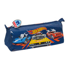 Penālis Hot Wheels Speed club Oranžs Tumši Zils (21 x 8 x 7 cm) cena un informācija | Penāļi | 220.lv