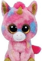 Plīša rotaļlieta TY Beanie Boos FANTASIA krāsains vienradzis, 23 cm, 37041 cena un informācija | Mīkstās (plīša) rotaļlietas | 220.lv