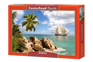 Puzle Puzzle Castorland Sailing in Paradise (Burāšana paradīzē), 1500 det. cena un informācija | Puzles, 3D puzles | 220.lv