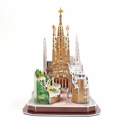 3D puzle CubicFun "Barcelona", 186 d. cena un informācija | Puzles, 3D puzles | 220.lv