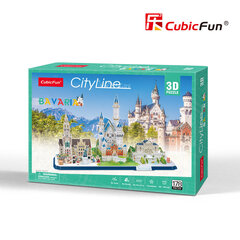 3D puzle CubicFun Bavaria, 178 d. cena un informācija | Puzles, 3D puzles | 220.lv