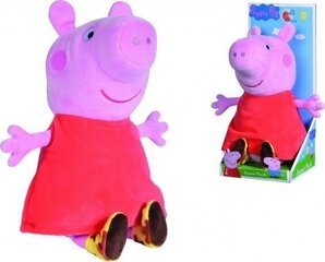 Plīša cūciņa Peppa Pig ar skaņas efektiem, 22 cm cena un informācija | Mīkstās (plīša) rotaļlietas | 220.lv