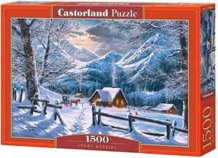 Puzle Puzzle Castorland, "SNOWY MORNING" 1500 det. cena un informācija | Puzles, 3D puzles | 220.lv