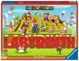 Galda spēļu labirints Super Mario, Ravensburger PL,CS,HU,RO,SK cena un informācija | Galda spēles | 220.lv