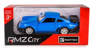 Automašīnas modelis Daffi RMZ Porsche 930Turbo 75-89 K-129 11295, zils цена и информация | Игрушки для мальчиков | 220.lv