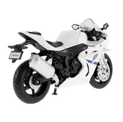 Motocikla modelis Daffi MSZ Suzuki GSX-R1000 33167, balts cena un informācija | Rotaļlietas zēniem | 220.lv