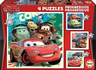 Головоломки Cars, 4 шт. цена и информация | Пазлы | 220.lv