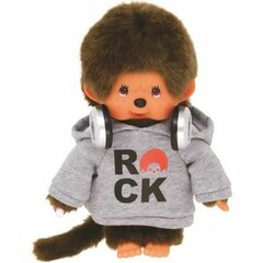 Mīkstā rotaļlieta Bandai Monchhichi Rock, 20 cm cena un informācija | Mīkstās (plīša) rotaļlietas | 220.lv