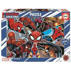 Puzle un domino komplekts Educa Spiderman Beyond Amazing 1000 Daudzums cena un informācija | Puzles, 3D puzles | 220.lv