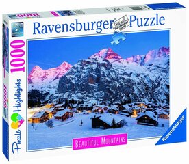 Puzle Ravensburger Berner Oberland Mürren, 17316, 1000 d. cena un informācija | Puzles, 3D puzles | 220.lv