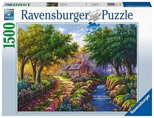Ravensburger Cottage pie upes 1500 gabalu finierzāģa mīkla pieaugušajiem un bērniem vecumā no 12 gadiem cena un informācija | Puzles, 3D puzles | 220.lv