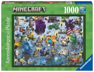 Пазл с игрушками Minecraft Ravensburger, 1000 дет. цена и информация | Пазлы | 220.lv