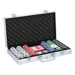 Poker Set Чемодан Алюминий 300 Предметы цена и информация | Настольные игры, головоломки | 220.lv