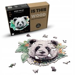 Koka puzle Panda Wood You Do, 140 d. cena un informācija | Puzles, 3D puzles | 220.lv