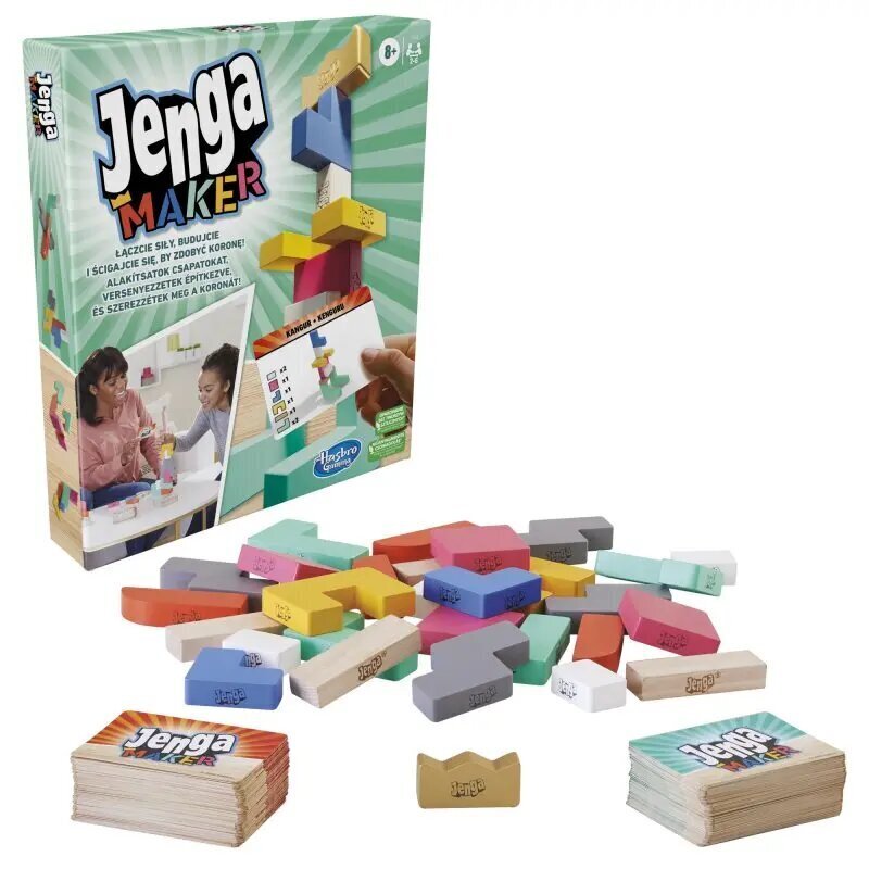 Spēle Jenga Maker cena un informācija | Galda spēles | 220.lv