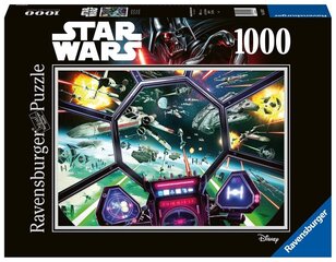 Puzle Ravensburger Zvaigžņu kari: Tie Fighter Cockpit 16920, 1000 gab. cena un informācija | Puzles, 3D puzles | 220.lv