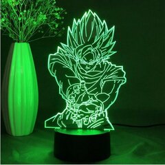 Anime DRAGON BALL 3D nakts gaisma Son Goku cena un informācija | Lampas bērnu istabai | 220.lv