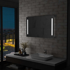 vannasistabas sienas spogulis ar LED apgaismojumu, 100x60 cm cena un informācija | Spoguļi | 220.lv