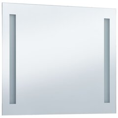 vannasistabas sienas spogulis ar LED apgaismojumu, 100x60 cm цена и информация | Зеркала | 220.lv