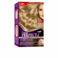 Noturīga Krāsa Wella Color Perfect 7 Nº 8/1 Sirmi Mati 60 ml Gaiši Pelēcīgi Blonds cena un informācija | Matu krāsas | 220.lv