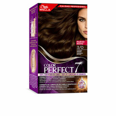 Постоянная краска Wella Color Perfect 7 Nº 3/0 цена и информация | Краска для волос | 220.lv