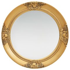 baroka stila sienas spogulis, 50 cm, zelta krāsā cena un informācija | Spoguļi | 220.lv