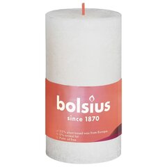 Bolsius cilindriskas sveces Shine, 8 gb., 100x50 mm, maigā pērļu krāsā cena un informācija | Sveces un svečturi | 220.lv