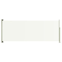 Выдвижная боковая перегородка, 117x300 см, коричневая цена и информация | Зонты, маркизы, стойки | 220.lv