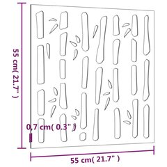 dārza sienas rotājums 55x55 cm cena un informācija | Interjera priekšmeti | 220.lv