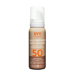 Увлажняющая пена для лица EVY SPF50 с защитой от синего света/ДНК, 100 мл цена и информация | Кремы для автозагара | 220.lv