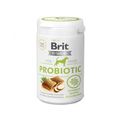 Brit Vitamins Probiotic uztura bagātinātāji suņiem, lai atbalstītu dabisko baktēriju līdzsvaru, 150 g cena un informācija | Vitamīni, uztura bagātinātāji, pretparazītu līdzekļi suņiem | 220.lv