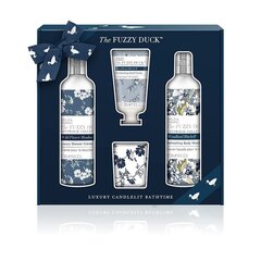 Komplekts Baylis &amp; Harding The Fuzzy Duck: dušas želeja, 250 ml + dušas krēms, 250 ml + roku krēms, 30 ml + svece cena un informācija | Dušas želejas, eļļas | 220.lv