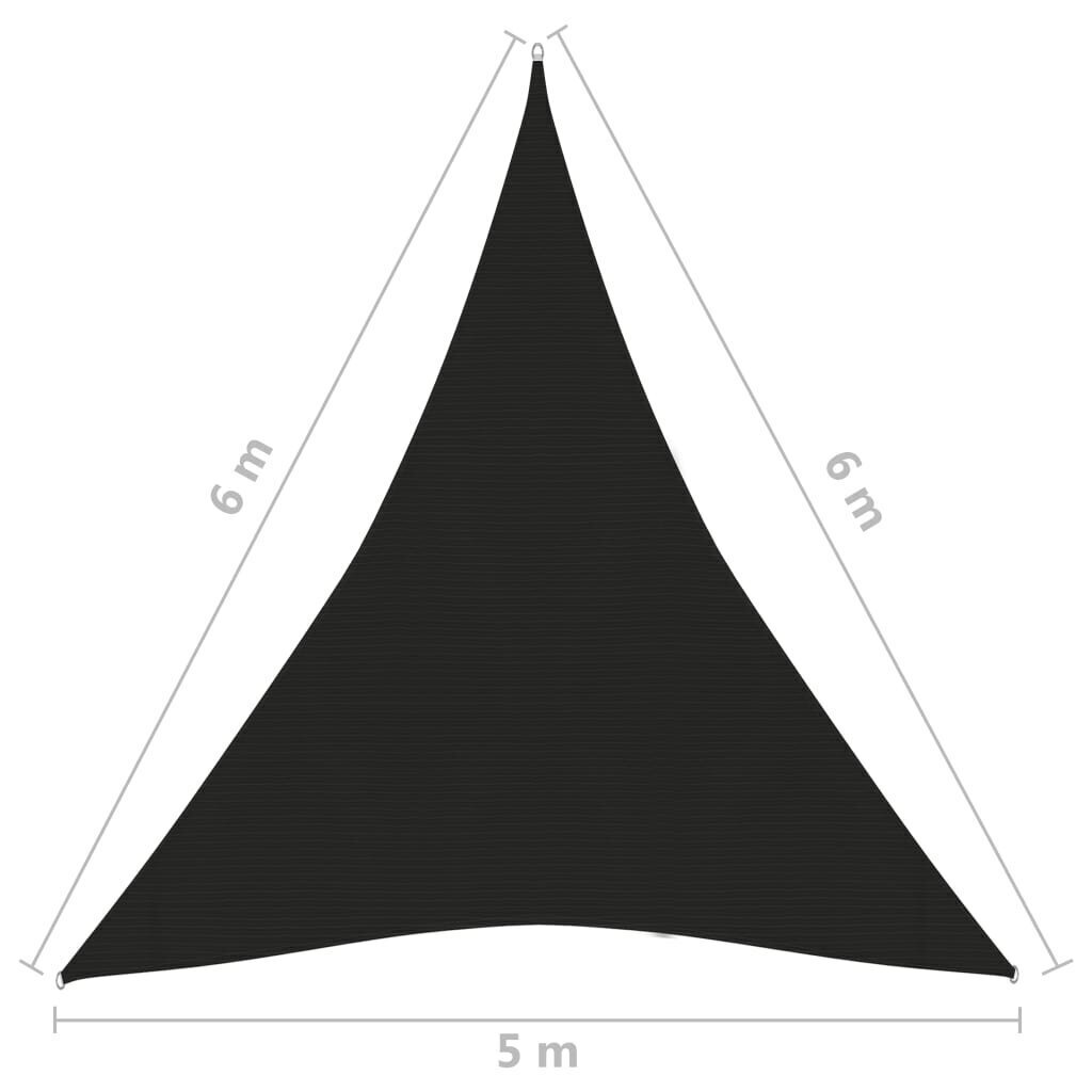 Saulessargs , 5x6x6 m, melns cena un informācija | Saulessargi, markīzes un statīvi | 220.lv