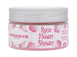 Apreibinošs ķermeņa skrubis Rose Flower Care (Delicious Body Scrub Rose) 200 g cena un informācija | Ķermeņa skrubji | 220.lv