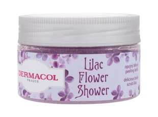 Apreibinošs ķermeņa skrubis Lilac Flower Care (Delicious Body Scrub Lilac) 200 g cena un informācija | Ķermeņa skrubji | 220.lv