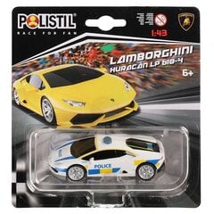 Rotaļu automašīna Polistil Race Car 1:43 324994, balta cena un informācija | Rotaļlietas zēniem | 220.lv