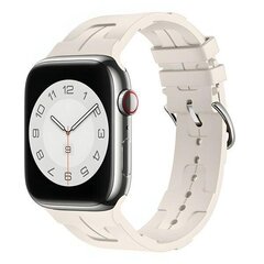 Beline pasek Apple Watch Silicone Ultra 42|44|45|49mm beżowy|starlight box цена и информация | Аксессуары для смарт-часов и браслетов | 220.lv