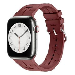 Beline pasek Apple Watch Silicone Ultra 42|44|45|49mm bordowy |maroon box цена и информация | Аксессуары для смарт-часов и браслетов | 220.lv