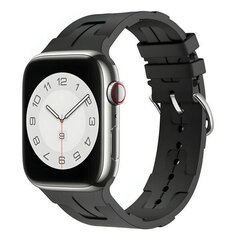 Beline pasek Apple Watch Silicone Ultra 42|44|45|49mm czarny |black box цена и информация | Аксессуары для смарт-часов и браслетов | 220.lv