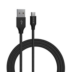 Devia cable Gracious USB - MicroUSB 2,0 m 2,1A black цена и информация | Кабели для телефонов | 220.lv