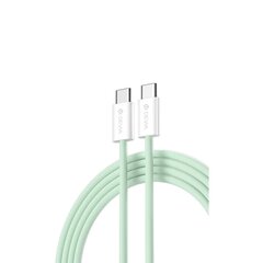 Devia cable Smart EC325 PD USB-C - USB-C 1,0 m 60W 3A green цена и информация | Кабели для телефонов | 220.lv