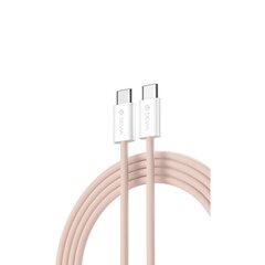 Devia cable Smart EC325 PD USB-C - USB-C 1,0 m 60W 3A pink цена и информация | Кабели для телефонов | 220.lv