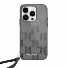 Karl Lagerfeld KLHCP15XHKDPNSK iPhone 15 Pro Max 6.7" czarny|black hardcase IML Mono KL Pattern & Cord цена и информация | Чехлы для телефонов | 220.lv